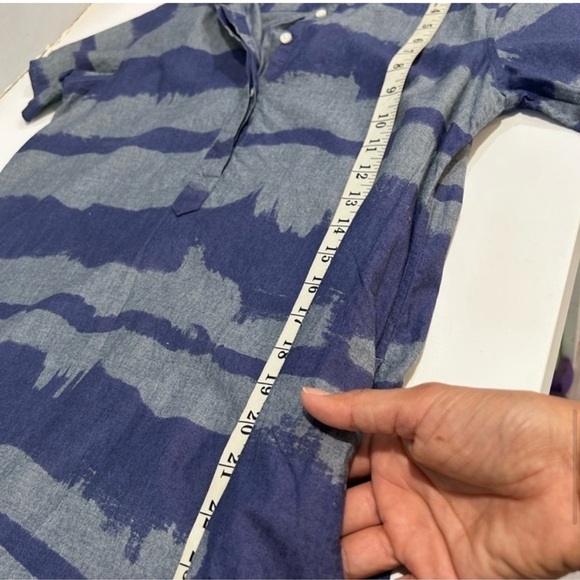 Ann Mashburn Blue and Gray Dress - Picture 12 of 12